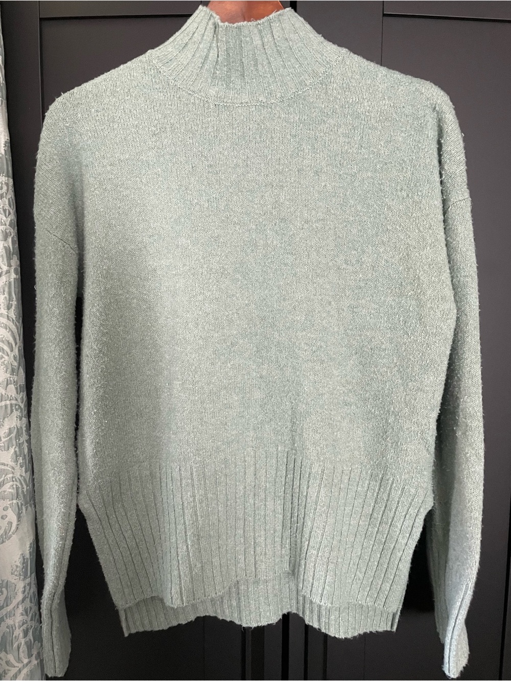 Soft Sea foam Green Color Sweater by Rachel Zoe size S can fit Med